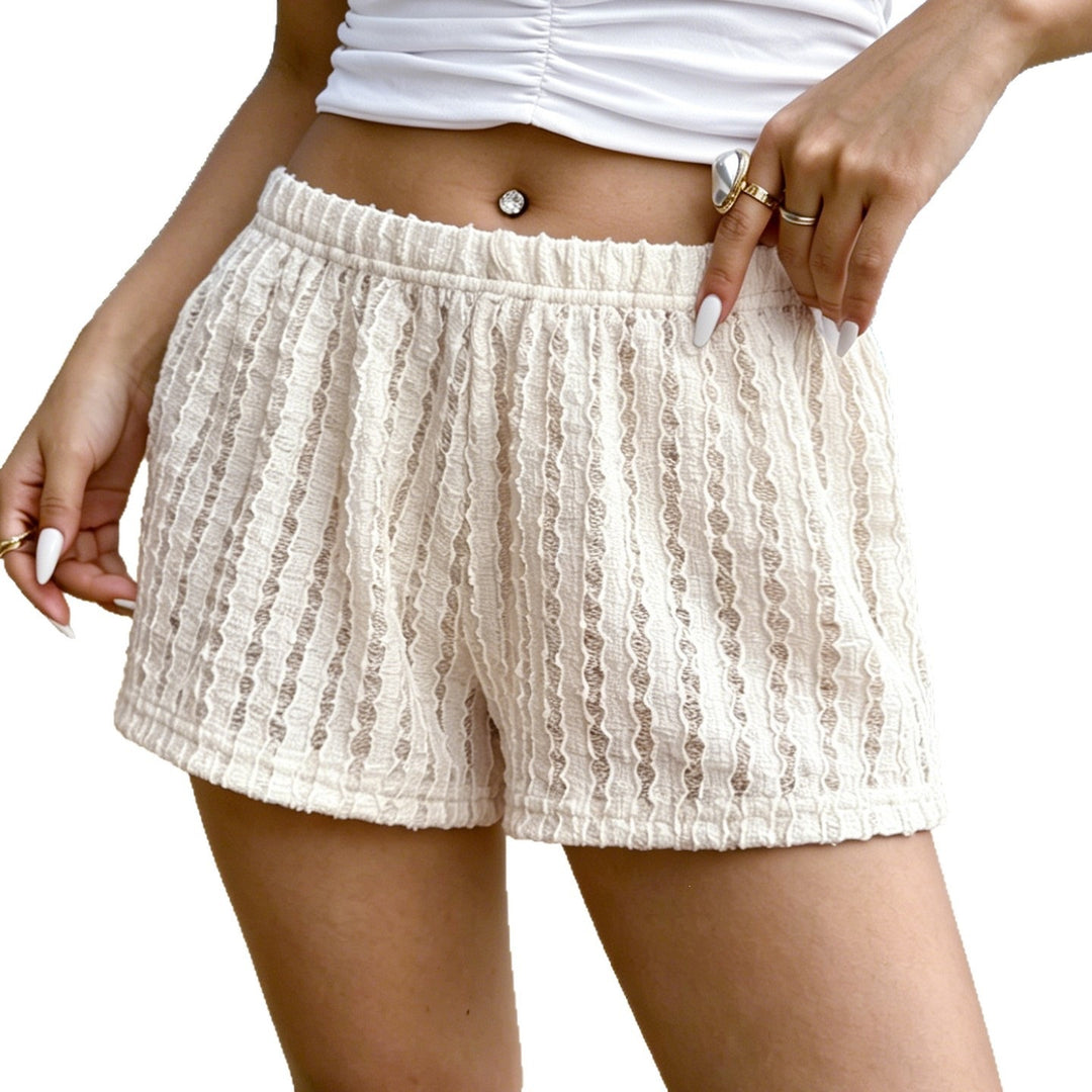 Damen Spitzen-Baumwollshorts EB