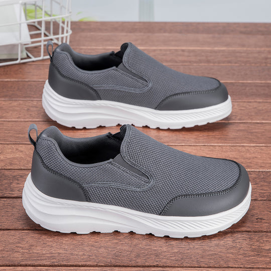 Damen Slip-On Freizeitsneaker mit atmungsaktiver Mesh-Oberfläche und rutschfester Sohle EB