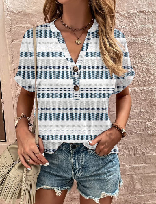 Damen Kurzarm-Bluse EB