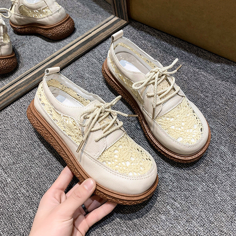 Damen Komfortable Freizeit Sneakers mit atmungsaktiver Oberflächenstruktur EB