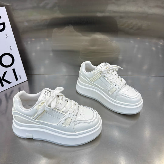 Damen Plattform-Sneaker mit modischem Design und bequemer Dämpfung EB