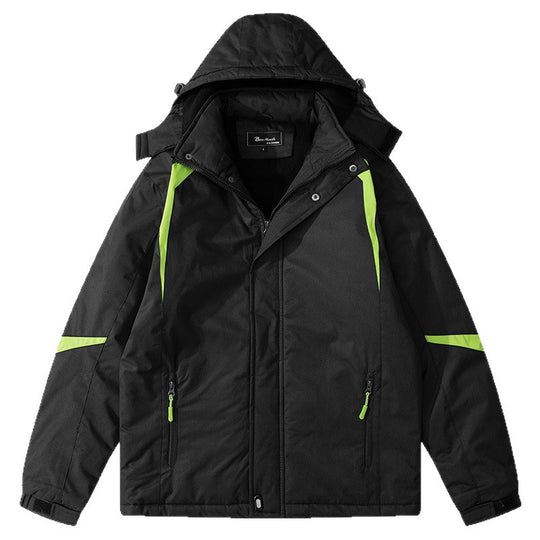 Damen isolierte Outdoor-Jacke mit verstellbarer Kapuze EB