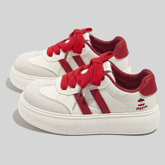 Damen Modische Sneakers mit verspielten Schleifenakzenten und atmungsaktiver Oberflächenstruktur EB