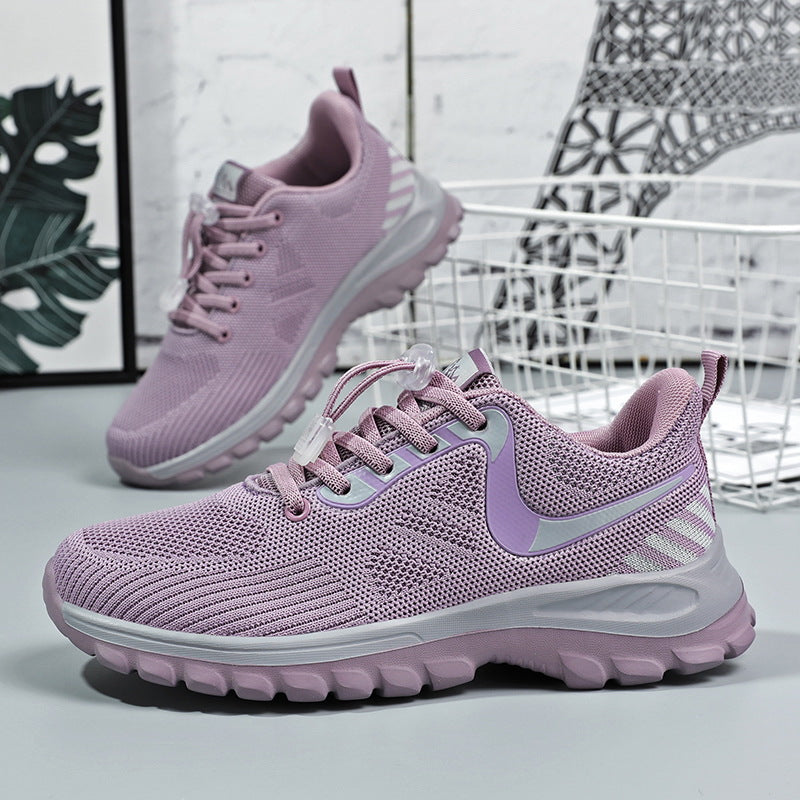 Damen Sportliche Laufschuhe mit atmungsaktivem Obermaterial und flexiblem Tragekomfort EB