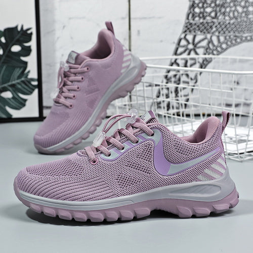 Damen Sportliche Laufschuhe mit atmungsaktivem Obermaterial und flexiblem Tragekomfort EB