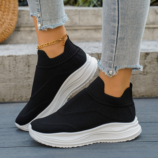 Damen atmungsaktive Slip-On Sneakers EB