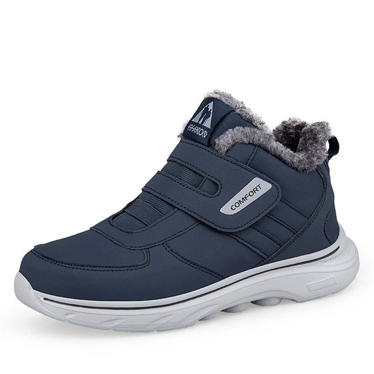 Damen Gefütterte Winter-Sneaker mit praktischen Klettverschlüssen EB