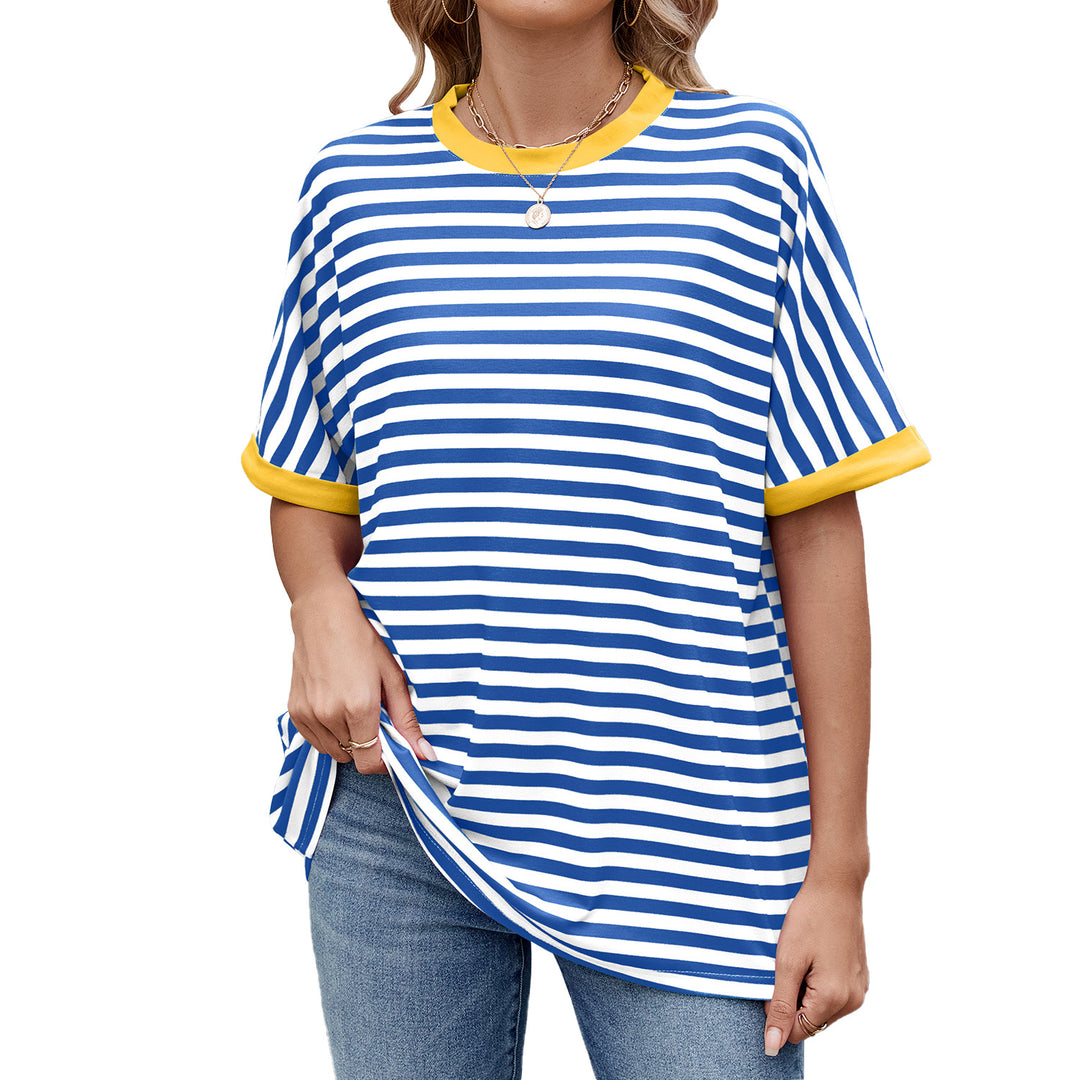 EB | Gestreiftes kontrastierendes T-Shirt