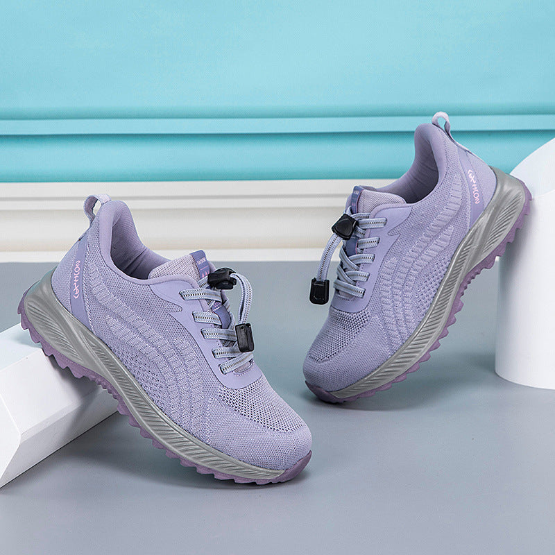Damen Lauf-Sneaker mit elastischem Schnellschnürsystem und atmungsaktivem Obermaterial EB
