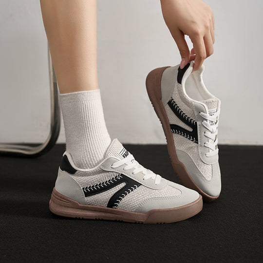 Damen Sportliche Freizeitschuhe mit atmungsaktiver Netzstruktur und rutschfester Sohle EB