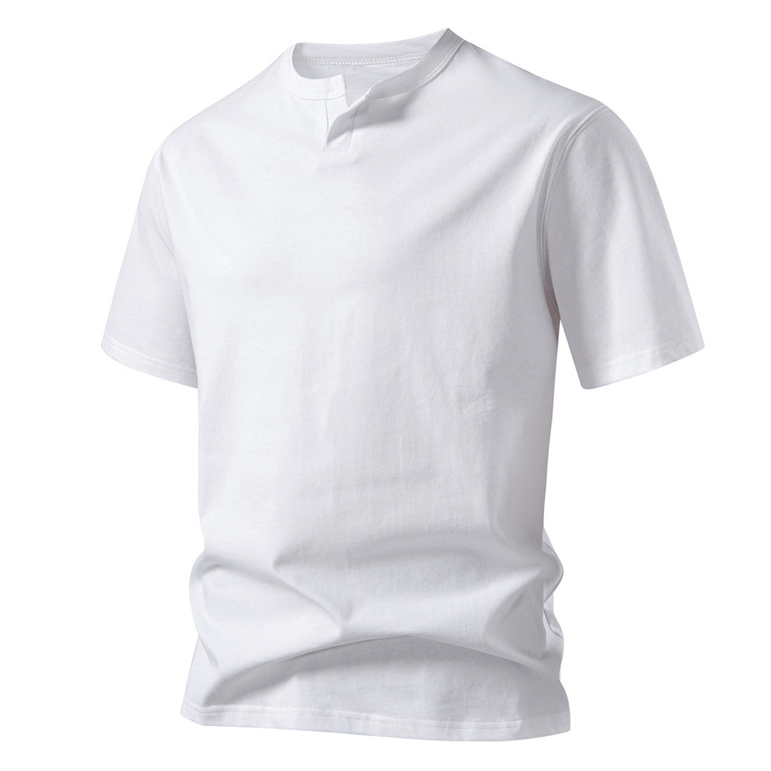 Herren T-Shirt mit modernem Ausschnitt und komfortablem Schnitt EB