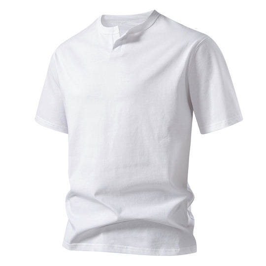 Herren T-Shirt mit modernem Ausschnitt und komfortablem Schnitt EB