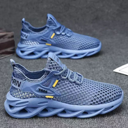 Damen Atmungsaktive Sport Sneakers mit dynamischem Sohlenprofil und flexiblem Mesh-Obermaterial EB