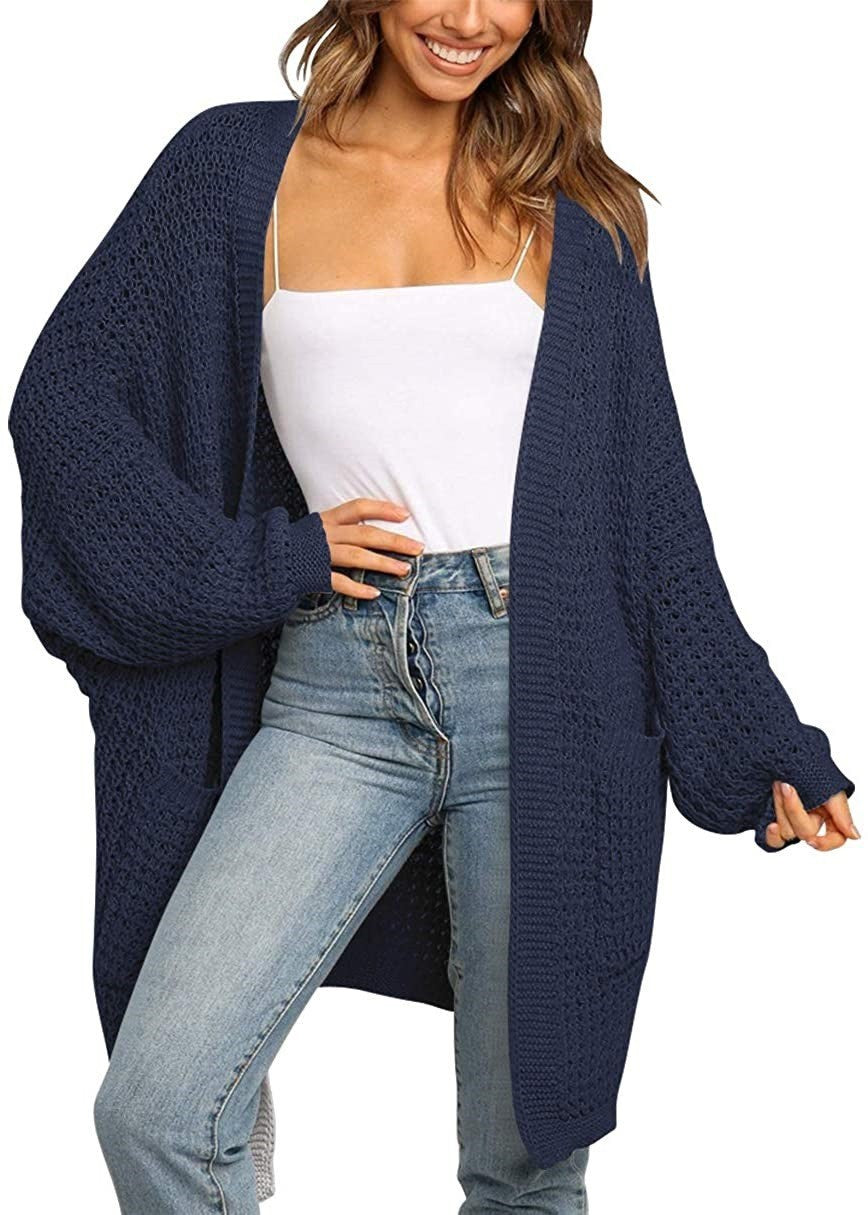 Damen lässiger Strickcardigan EB