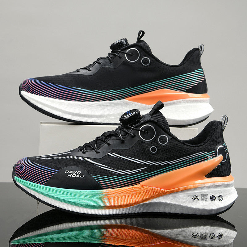 Unisex Performance-Laufschuhe mit Drehverschluss, mehrschichtiger Rebound-Zwischensohle und stabiler TPU-Fersenstütze EB