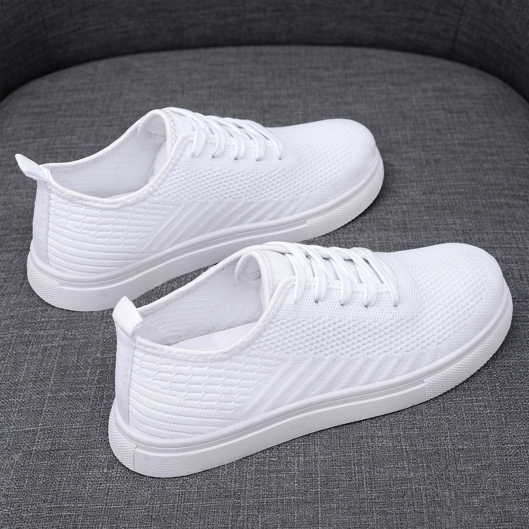 Damen nan leichter Strick-Slip-On Sneaker mit elastischem Sockeneinstieg, atmungsaktivem 3D-Gestrick und dämpfender Leichtsohle EB