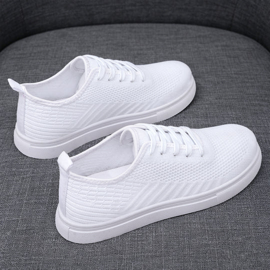Damen nan leichter Strick-Slip-On Sneaker mit elastischem Sockeneinstieg, atmungsaktivem 3D-Gestrick und dämpfender Leichtsohle EB