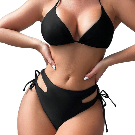 Damen Sportiv transparentes Strand-Top mit grafischem Druck EB