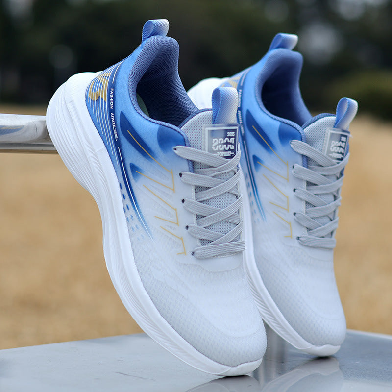 Damen Sportliche Sneakers mit rutschfester Sohle und atmungsaktiver Struktur EB