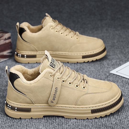 Damen modische Sneakers mit kuscheligem Innenfutter und rutschfester Sohle EB