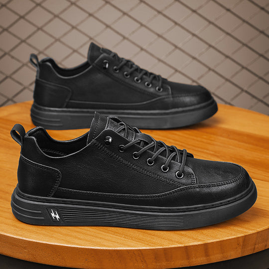 Damen modische Sneakers aus hochwertigem Kunstleder mit dämpfender Sohle EB