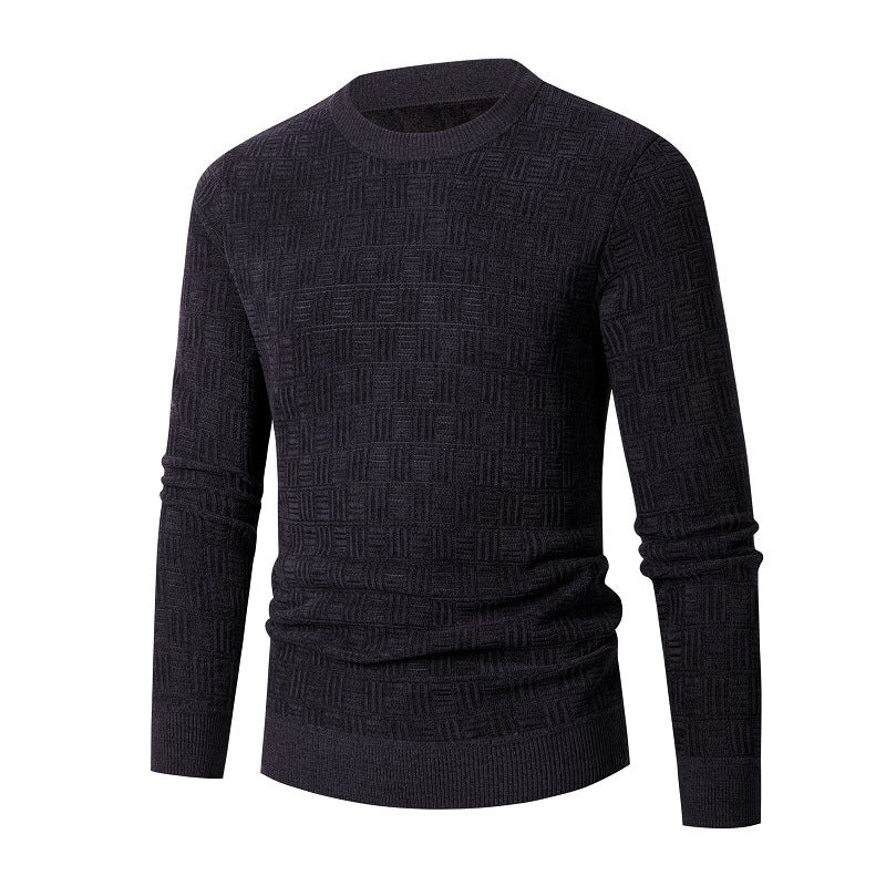 Herren modischer Strickpullover mit einzigartigem Strukturdesign EB