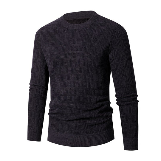 Herren modischer Strickpullover mit einzigartigem Strukturdesign EB