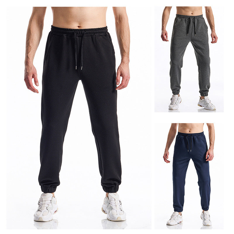 Herren bequeme Sporthose mit elastischem Bund und modernen Seitentaschen EB