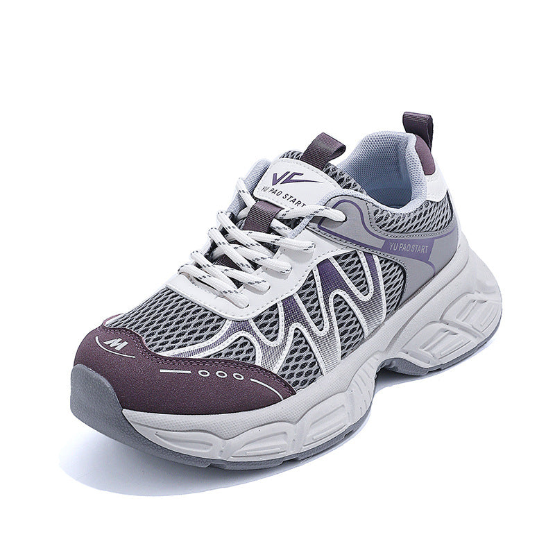 Damen Sportliche Sneakers mit atmungsaktivem Mesh-Obermaterial und dämpfendem Komfort EB