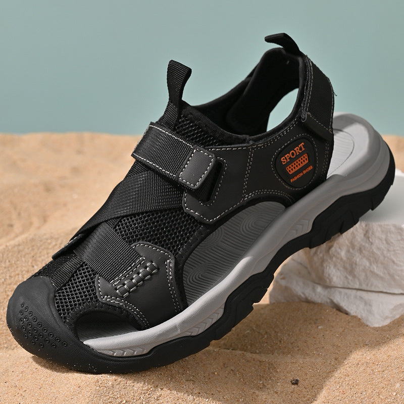 Damen Sportliche Sandalen mit verstellbaren Riemen und atmungsaktivem Obermaterial EB