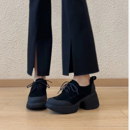 Damen Chunky Sneakers mit markantem Profil und hohem Absatz EB