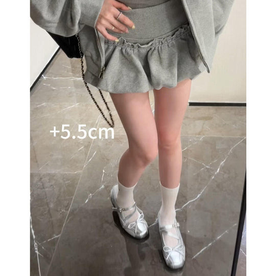 Damen elegante Mary Jane Ballerinas mit dekorativem Riemchen und komfortablem Fußbett EB