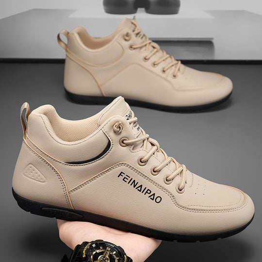 Damen lässige Sneaker mit hohem Komfort und robustem Lederoberteil EB