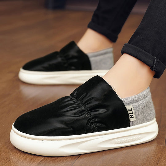 Damen Bequeme Hausschuhe mit atmungsaktivem und warmem Futter EB