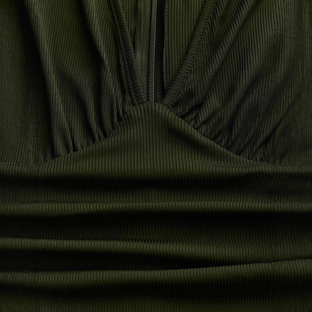 Damen Overall mit transparenten Puffärmeln EB
