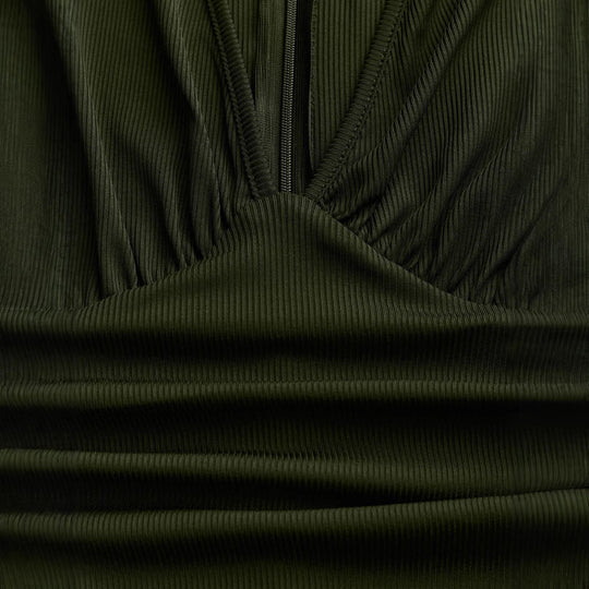 Damen Overall mit transparenten Puffärmeln EB