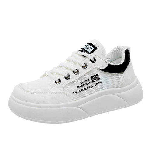 Damen Sportliche Sneakers mit atmungsaktiver Oberflächenstruktur und komfortablem Dämpfungssystem EB