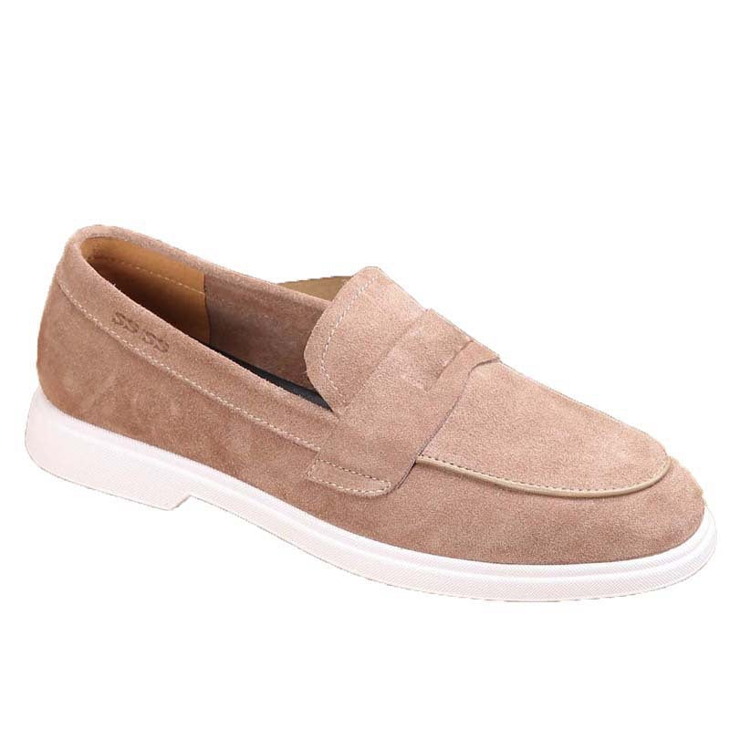 Damen Mokassin Sneaker mit strukturiertem Obermaterial und rutschfester Sohle EB