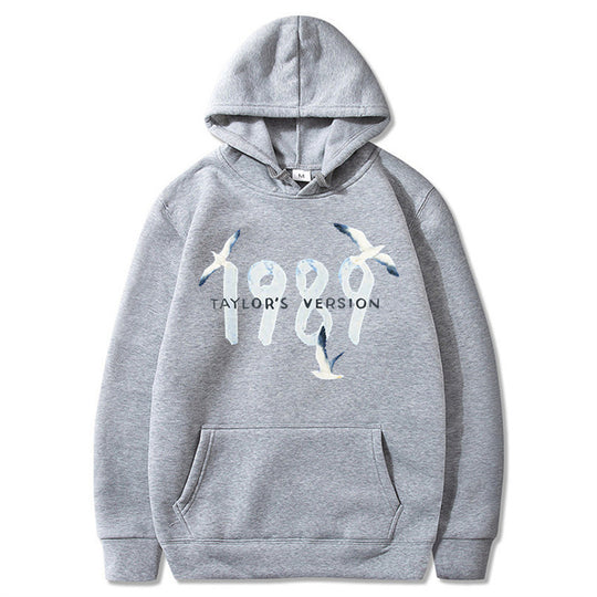 Damen Kapuzenpullover mit kreativem Vogelmotiv und hochwertiger Baumwolle EB