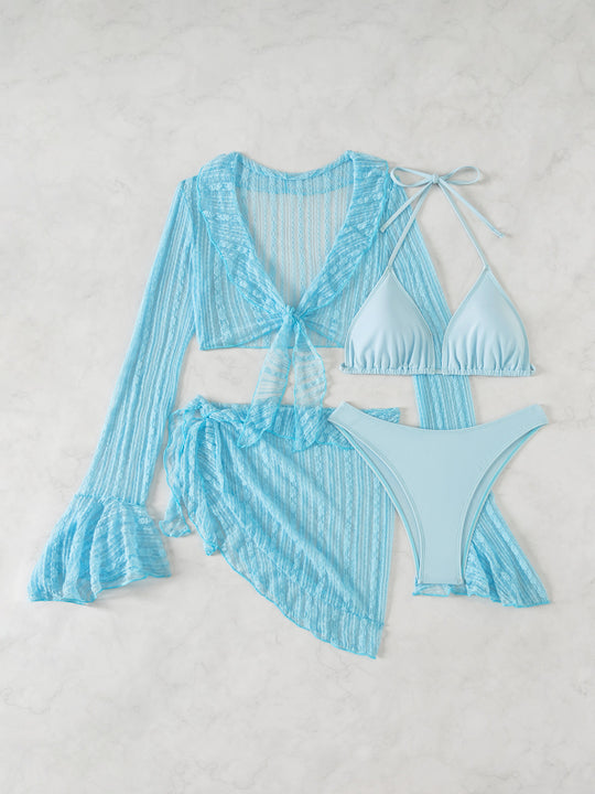 Damen Bikiniset mit schickem Cover-Up EB