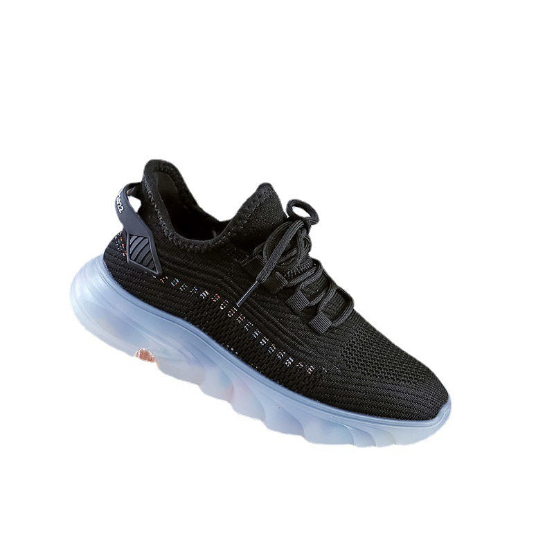 Damen Sportliche Sneakers mit innovativer Stricktechnologie und flexibler Sohle EB