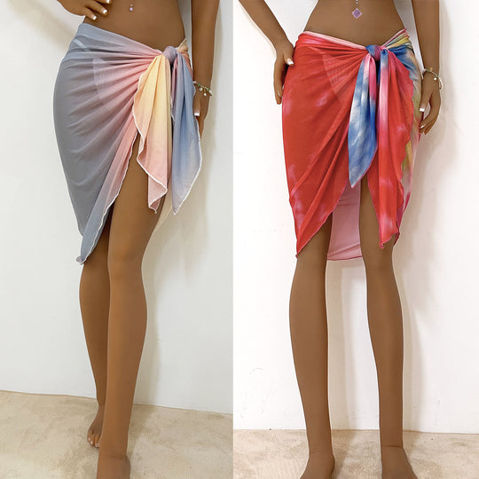Damen luftiger Strandkimono aus leichtem Material EB