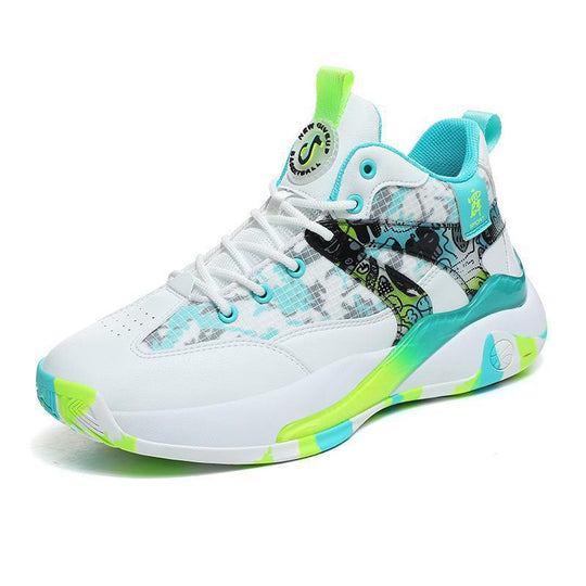 Damen Sportliche High-Top Basketball Sneakers mit innovativem Dämpfungssystem EB