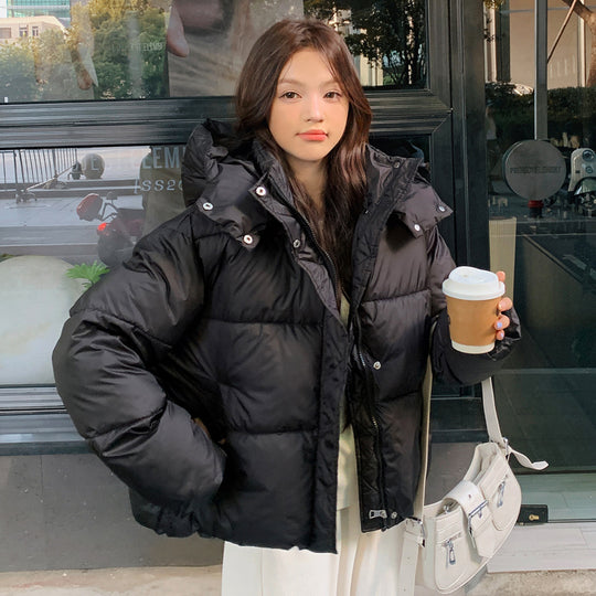 Damen Pufferjacke mit verstellbarem Bund und weichem Innenfutter EB