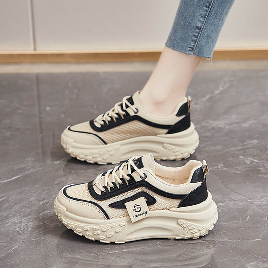 Damen Sportliche Sneakers mit atmungsaktivem Mesh-Obermaterial und innovativer Dämpfungstechnologie EB