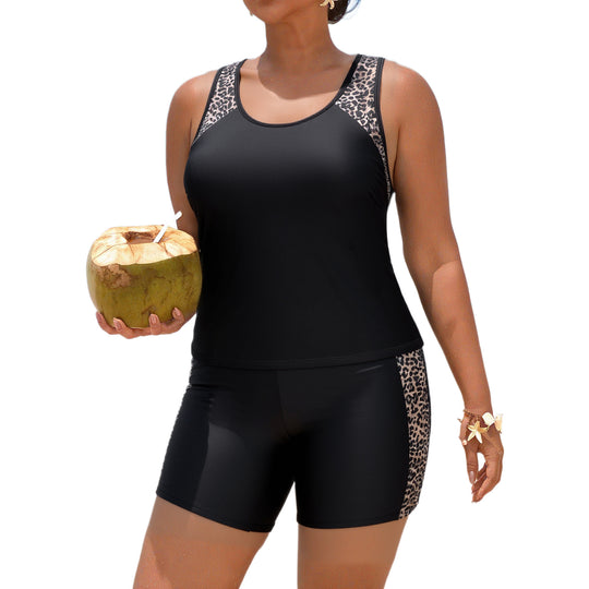 Damen Sportliches Badeoutfit mit Floralprint EB
