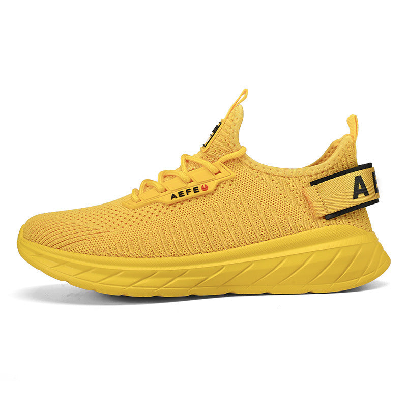 Damen Sportliche Strick-Laufschuhe mit elastischem Obermaterial EB