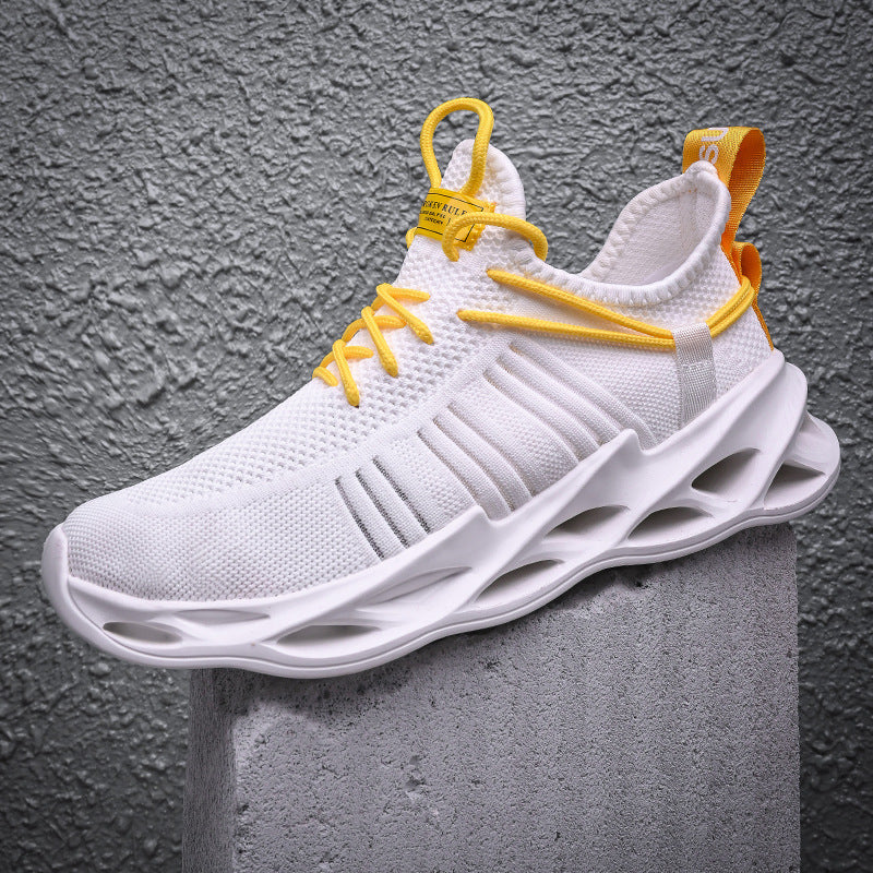 Damen Sportliche Leichtgewicht Laufschuhe mit atmungsaktiver Mesh-Oberfläche und dämpfender Sohle EB