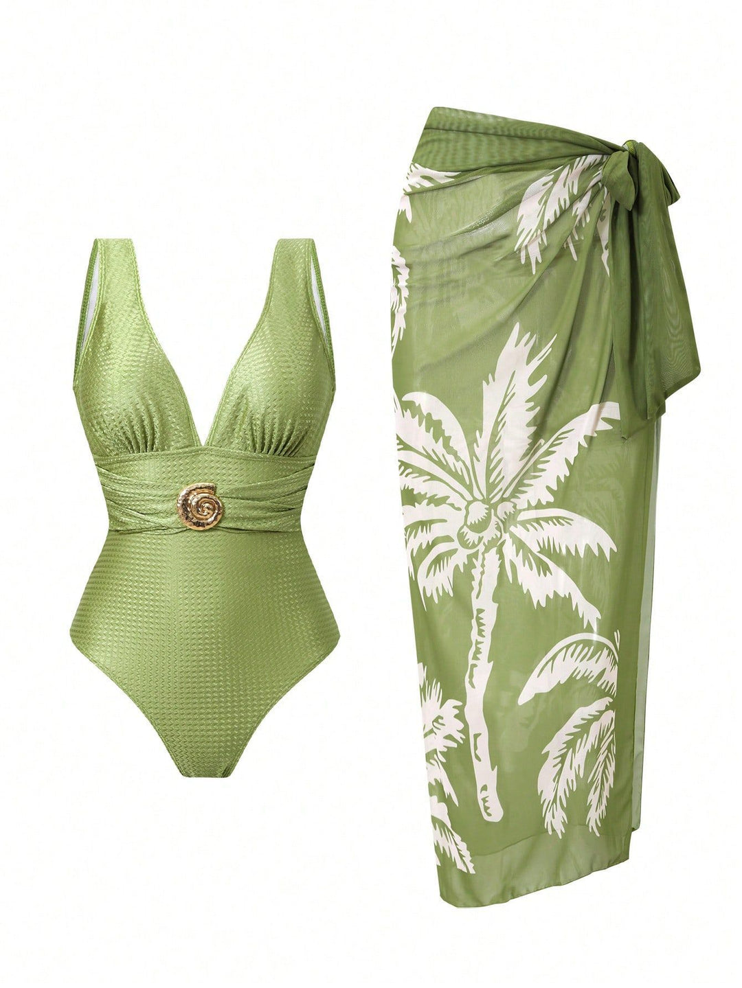 Damen Badeanzug mit Pareo EB