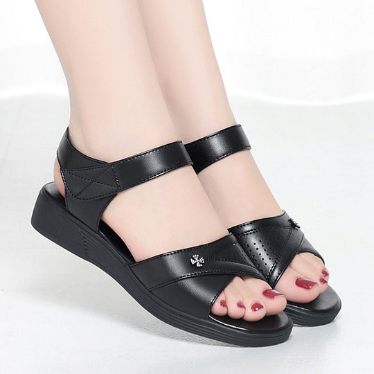 Damen Komfortable Sandalen mit stylishen Riemen EB
